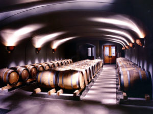winery architect Adelsheim barrel cellar
