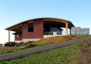 winery architect Illahe exterior side