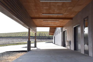 winery architect Lingua Franca bottling canopy