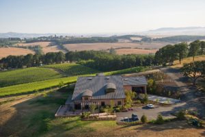 winery architect Van Duzer aerial close