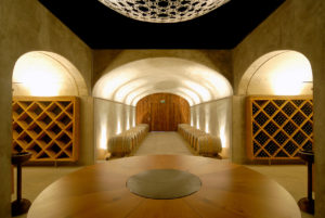 winery architect Woollaston wine library