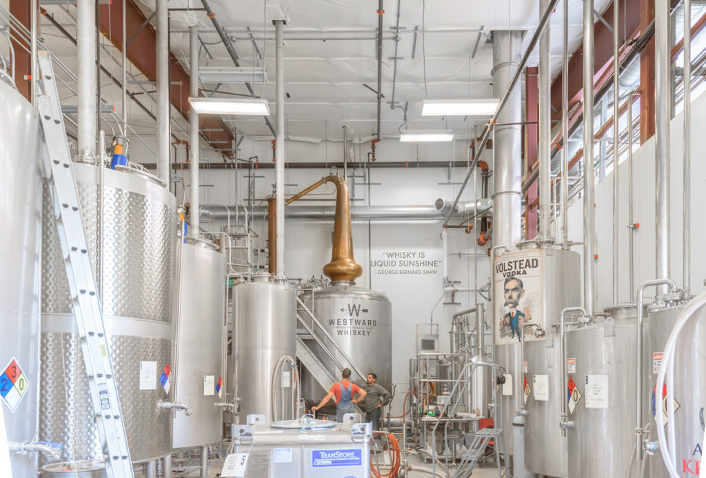 Westward Whiskey Distillery Stills