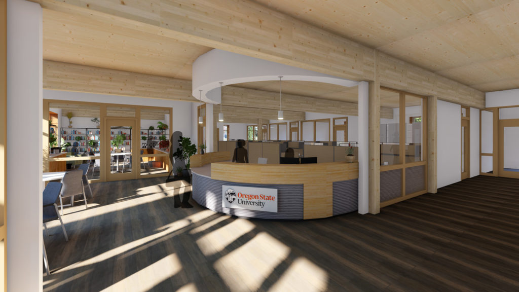 OSU Extension Clackamas mass timber interior