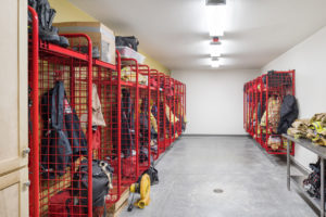 Scenic Ave Fire Station equipment storage
