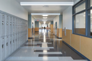 Douglas High School hallway