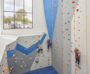 hadlock student activity center rock climbing wall