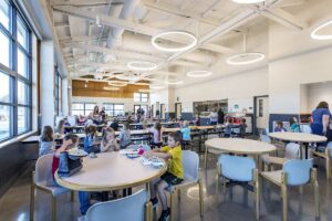 santiam canyon school design cafeteria