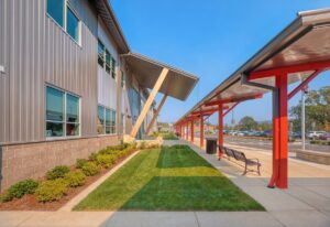 Douglas High School addition canopy